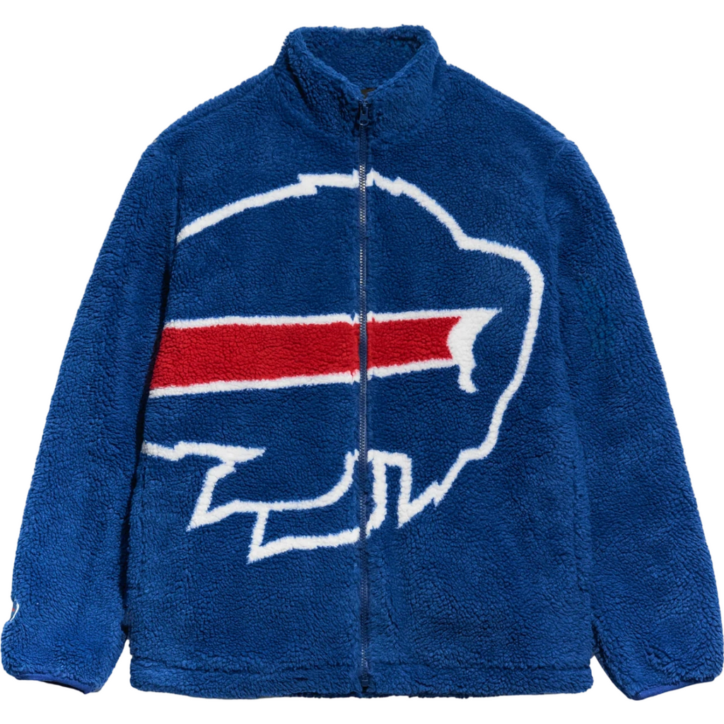 Buffalo Bills Full Zip Sherpa Fleece Jacket