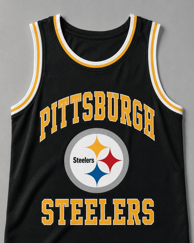 Personalized Name Pittsburgh Steelers Football Fan Sleeveless Game Day Shirt