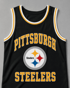 Personalized Name Pittsburgh Steelers Football Fan Sleeveless Game Day Shirt