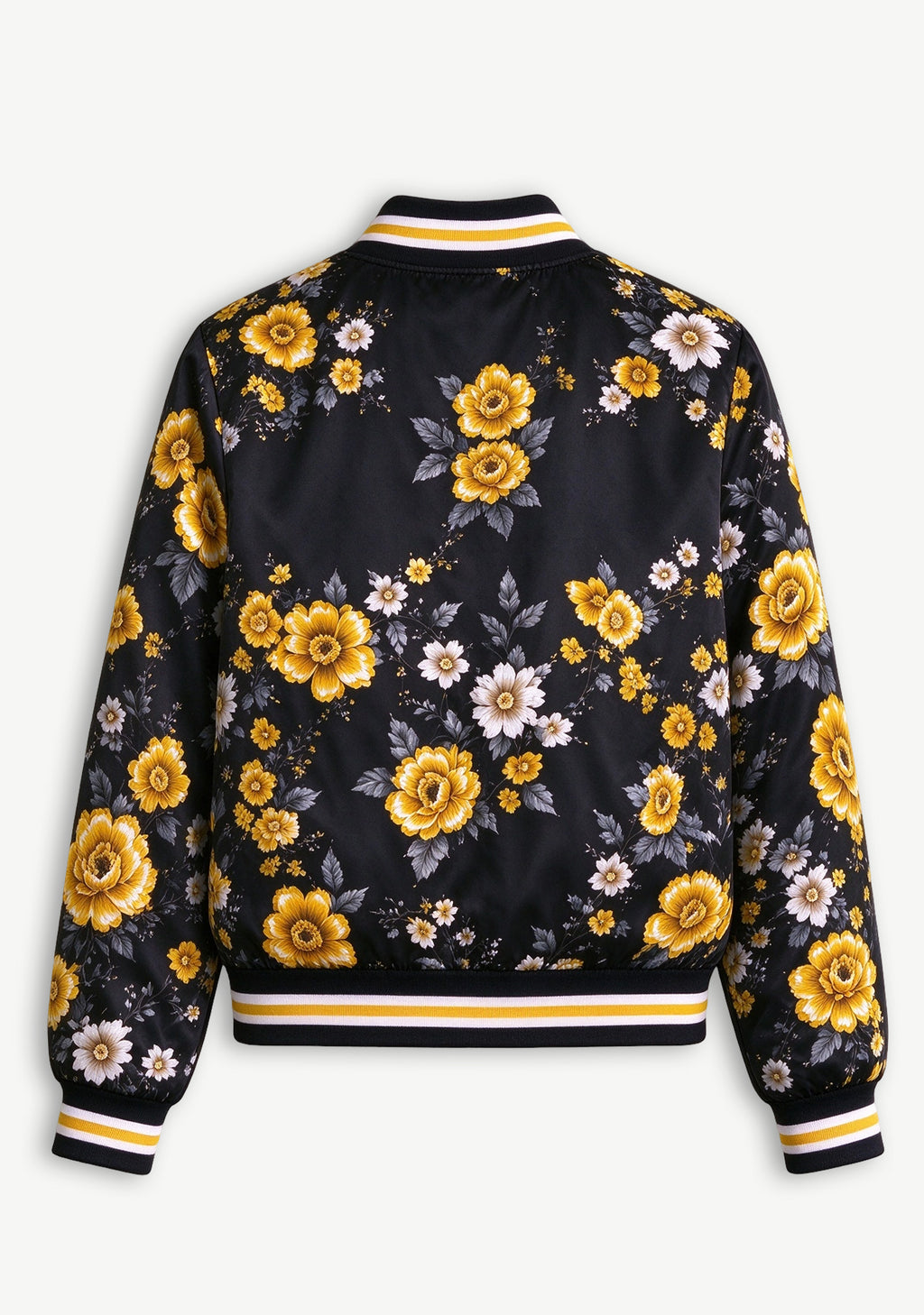 Women Pittsburgh Steelers Floral Print Zip Up Jacket Custom Name For Fan