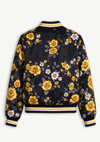 Women Pittsburgh Steelers Floral Print Zip Up Jacket Custom Name For Fan