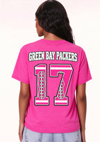 Green Bay Packers Pink Out Tackle Breast Cancer Awareness V-Neck T-Shirt