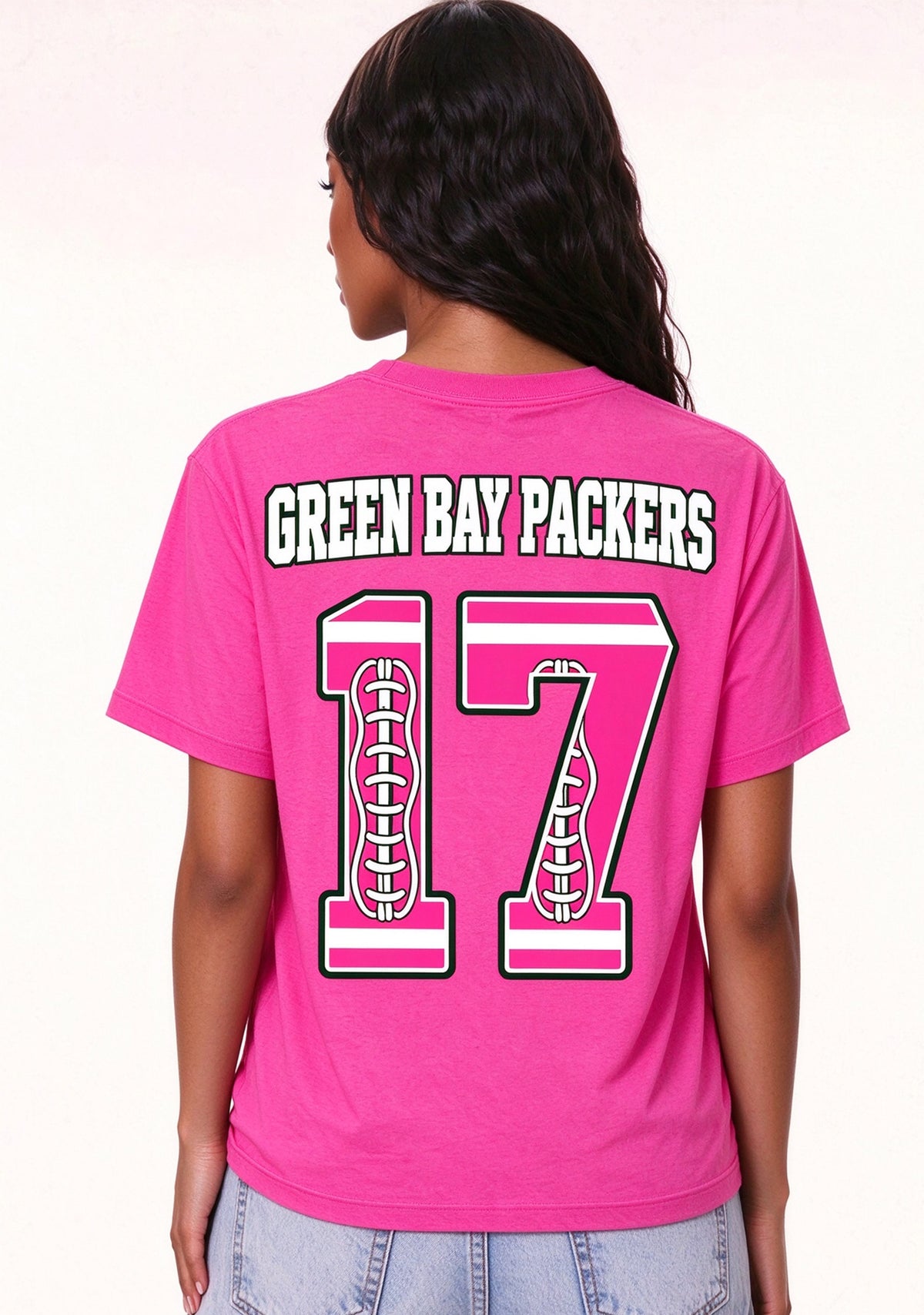 Green Bay Packers Pink Out Tackle Breast Cancer Awareness V-Neck T-Shirt