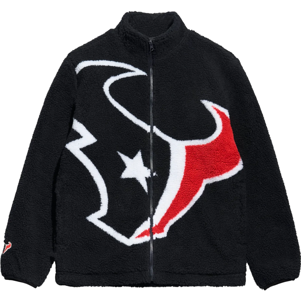 Houston Texans Full Zip NFL Sherpa Fleece Jacket