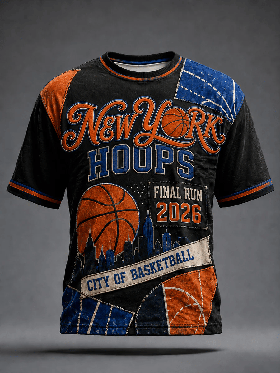 Men's New York Hoops 2026 City Of Basketball T-shirt Secondary image
