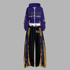 Baltimore Ravens Zip-up hooded jacket and elastic-waist pants set | NFL