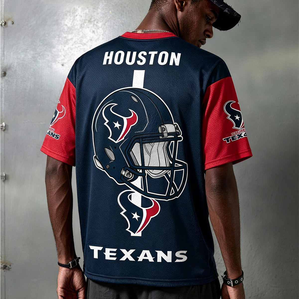 Houston Texans EST 2002 Helmet Graphic Jersey Shirts Main image