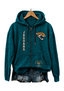 Jacksonville Jaguars Women Heart Football Graphic Zip Up Hoodie