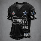 DAL x NFL LUXURY V-Neck T-Shirt 3005 DatND DVT
