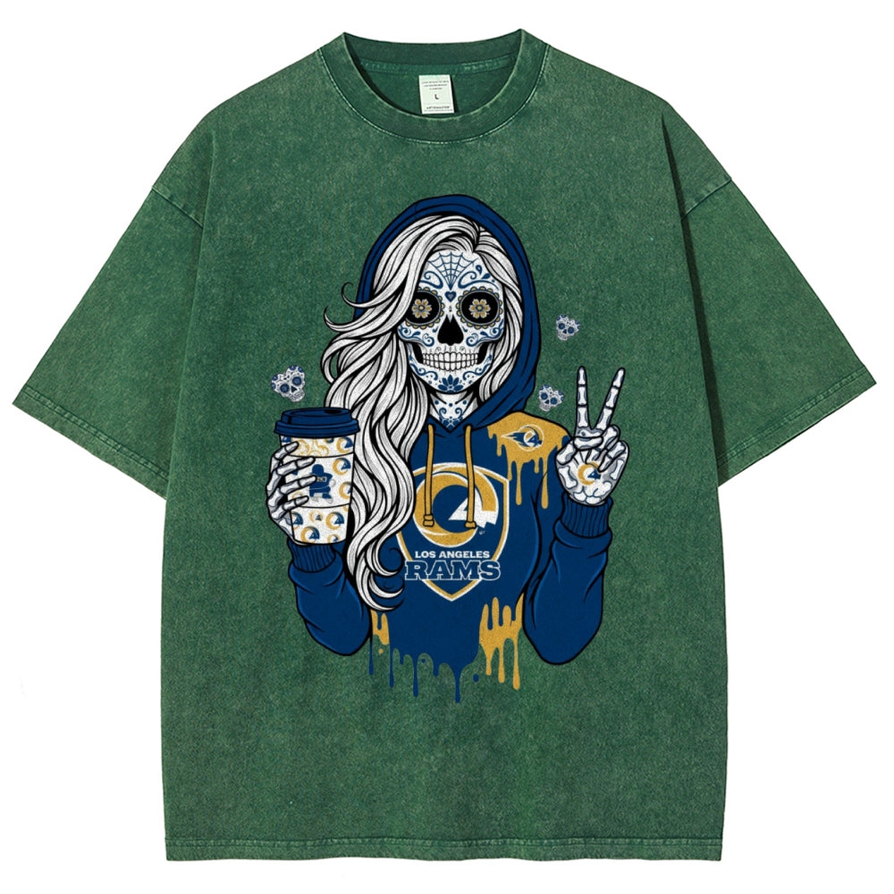 Unisex ¡°Los Angeles Rams¡±Vintage Washed Tee