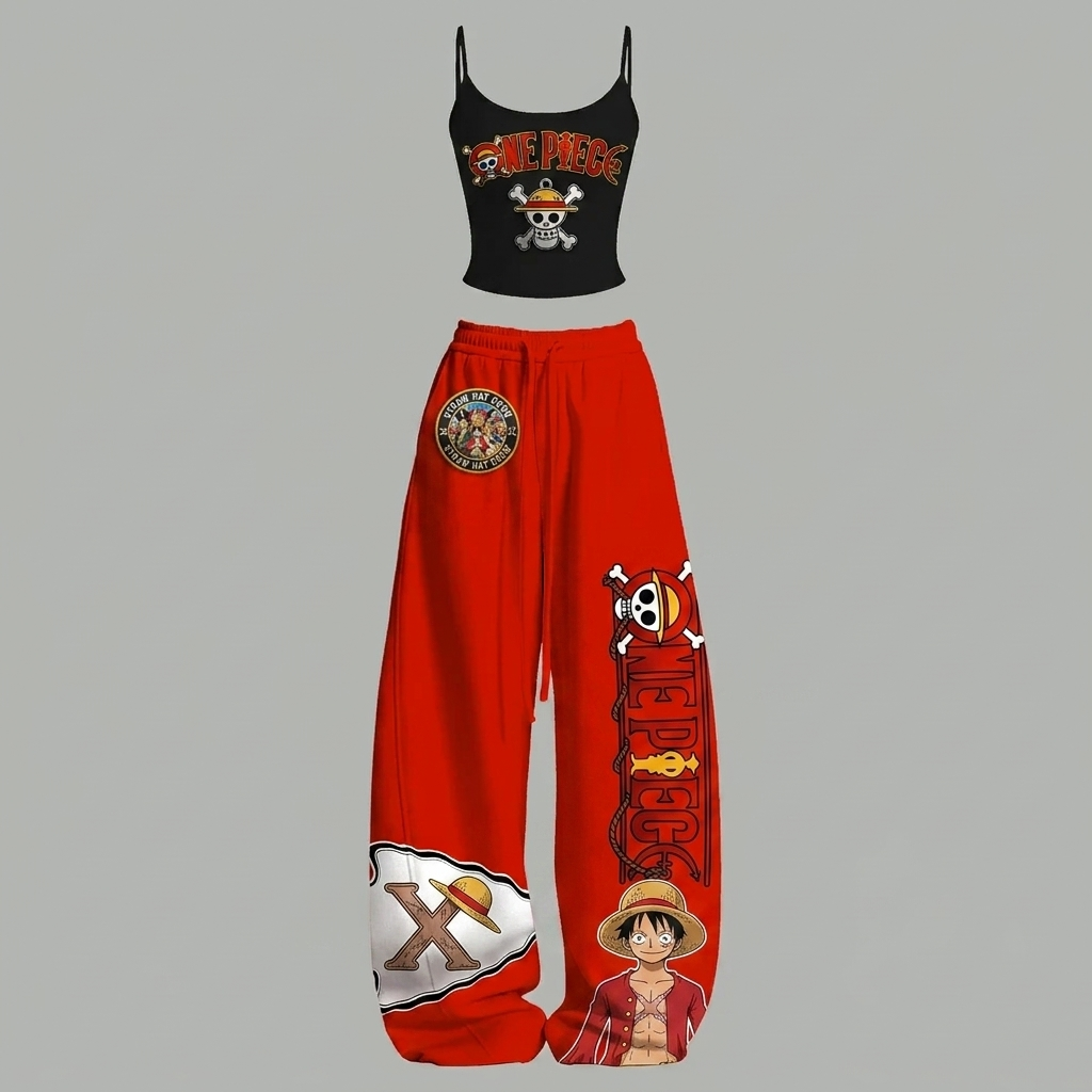 One Piece Top & Elasticated Trousers Two-Piece Set Main image
