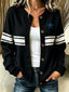 Women'S Casual Football Print Knitted Cardigan Top