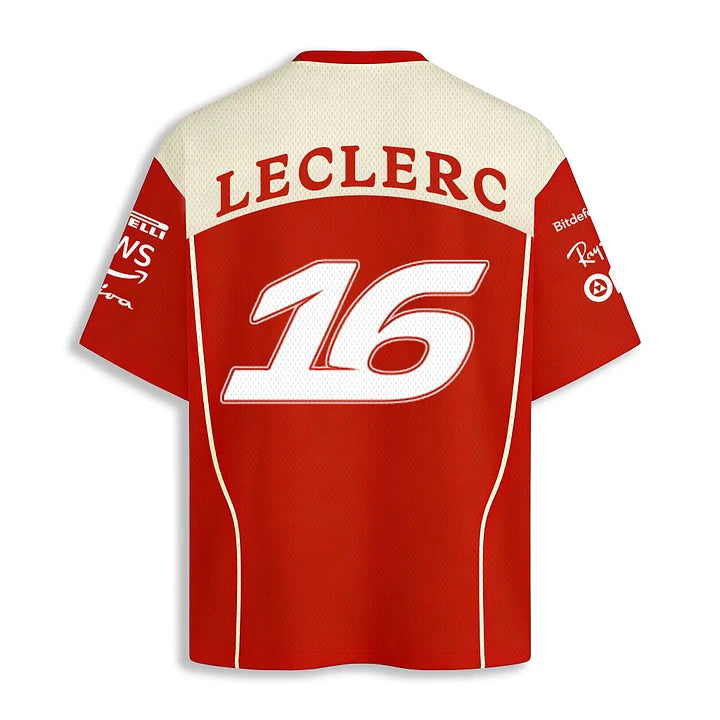 2026 Ferrari F1 Charles Leclerc 16 Mesh Jersey