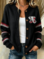 Women'S Casual Football Plant Knitted Cardigan Top