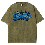 Detroit Lions Unisex Vintage Washed T-shirt