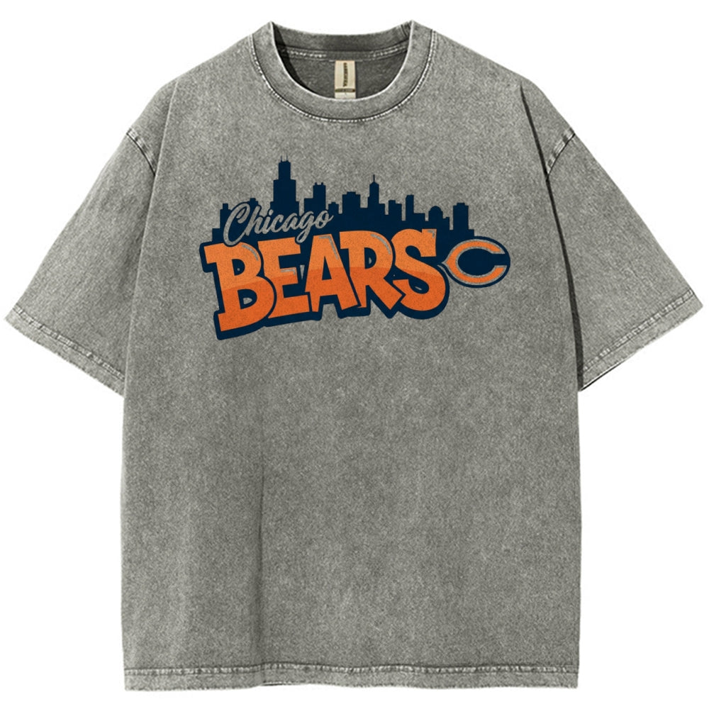 Chicago Bears Unisex Vintage Washed T-shirt