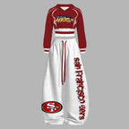 "San Francisco 49ers" Slim-fit sweatshirt and trousers set