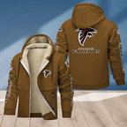 Atlanta Falcons Multicolor Thick Zip-Up Hoodie