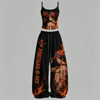 One Piece Top & Elasticated Trousers Two-Piece Set