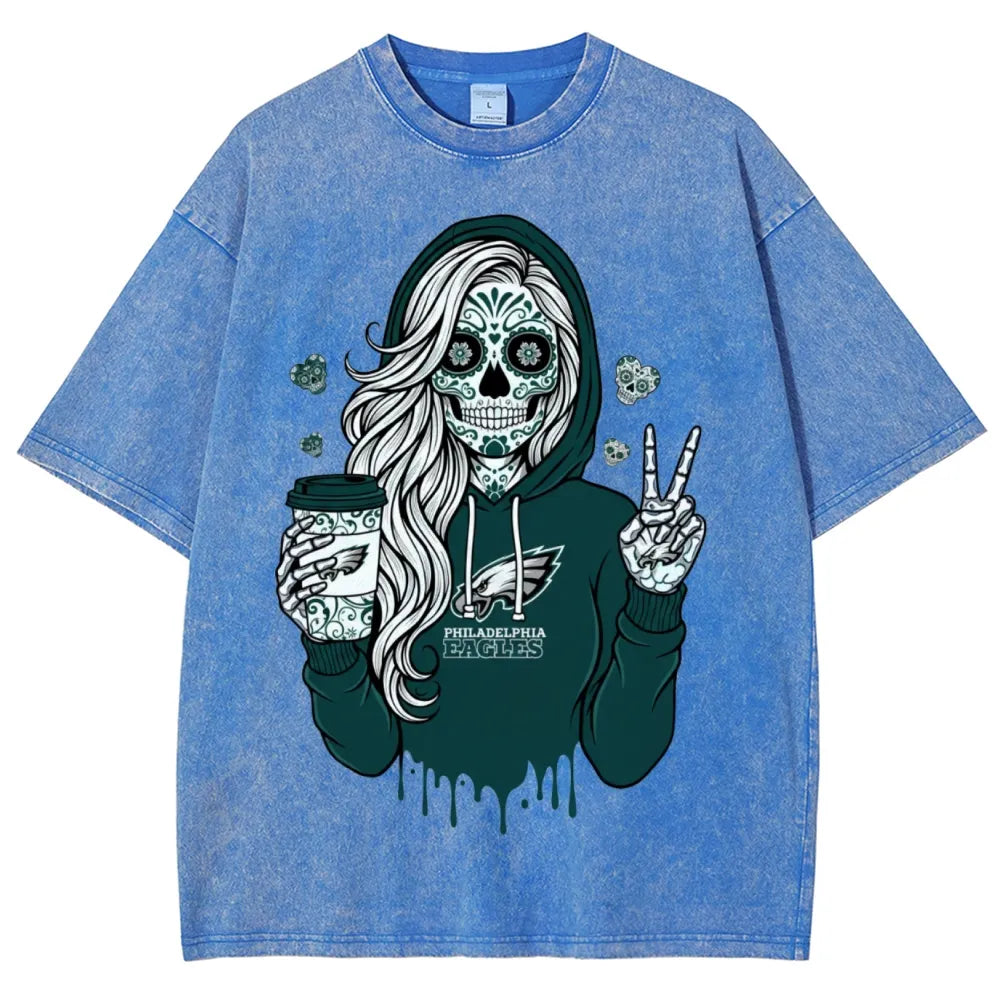Unisex Retro¡°Philadelphia Eagles¡± Washed T-Shirt
