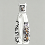 One Piece Top & Elasticated Trousers Two-Piece Set