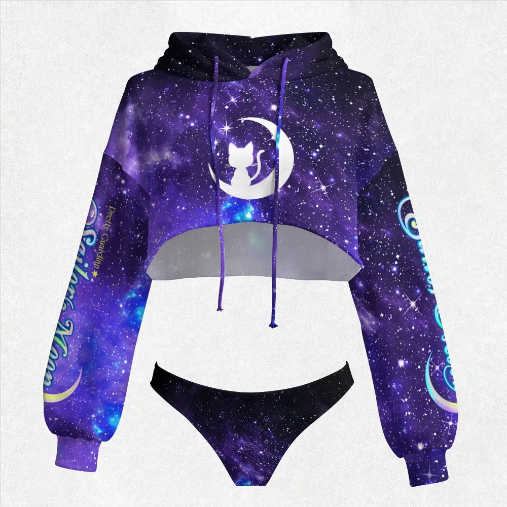 "Sailor Moon" Women's Hooded Thicken Suit Set