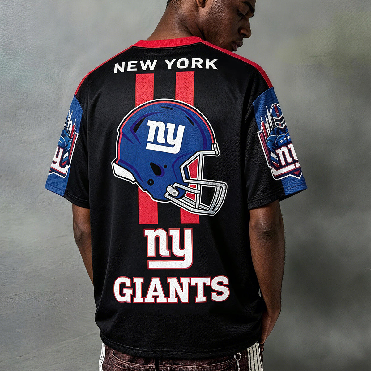 New York Giants NY Logo & Mascot Graphic Jersey Shirts Main image