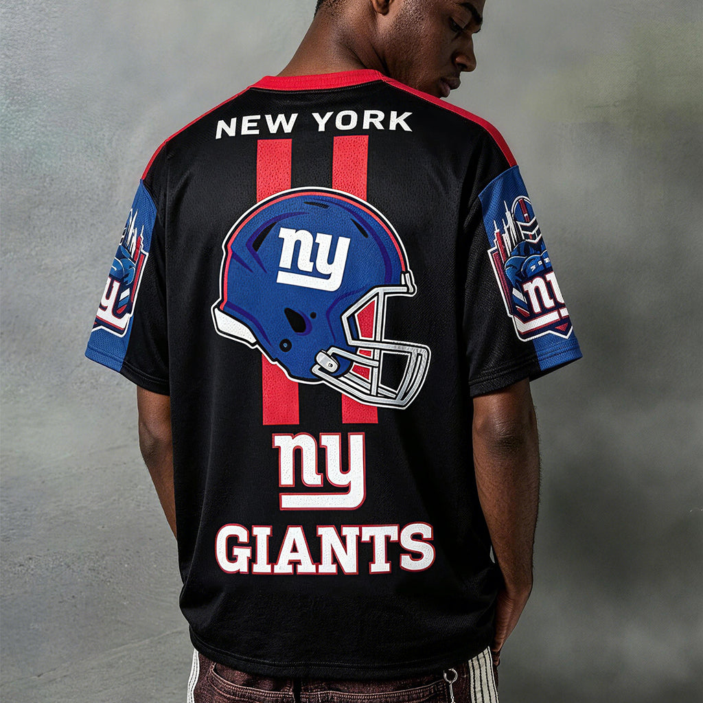 New York Giants NY Logo & Mascot Graphic Jersey Shirts