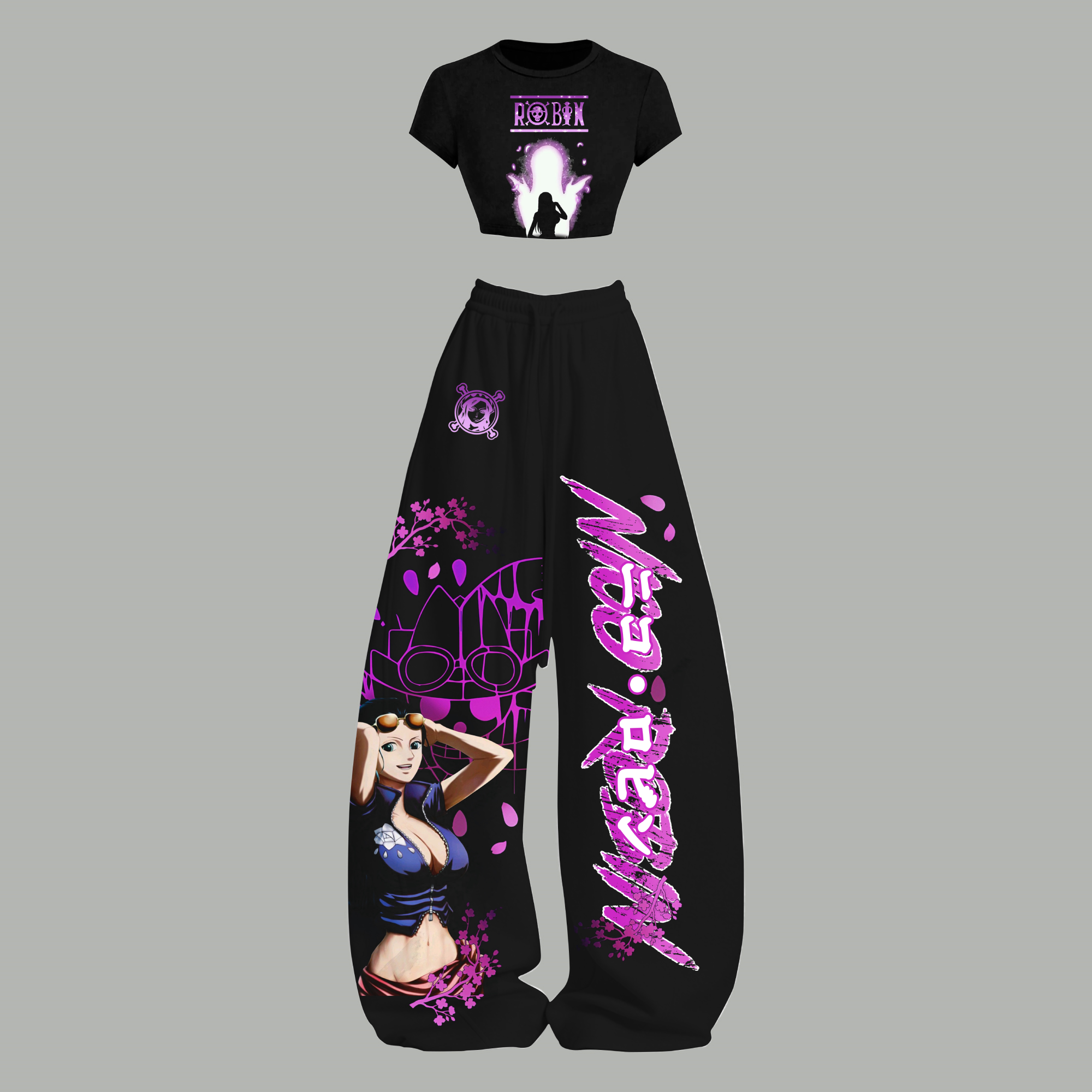 One Piece Top & Elasticated Trousers Two-Piece Set