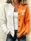 Women'S Casual Football Plant Knitted Cardigan Top