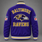 Baltimore Ravens Purple Varsity Jacket
