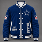 Dallas Cowboys Navy Varsity Jacket