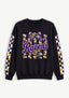 Women's Baltimore Ravens Floral Bow Crewneck Sweatshirt