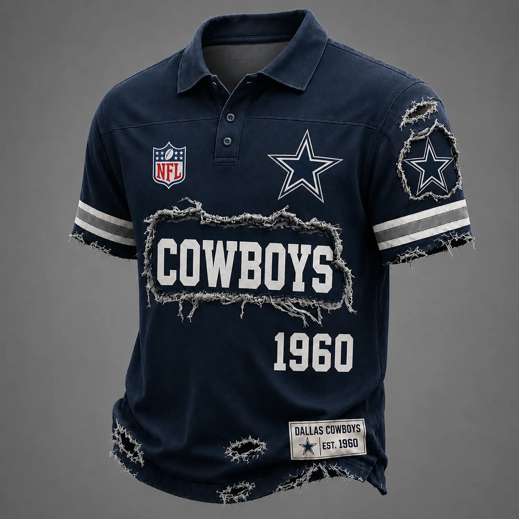 DAL x NFL LUXURY V-Neck T-Shirt 3005 DatND DVT