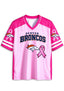 Women Denver Broncos Breast Cancer Awareness Pink Ribbon Mesh Jersey