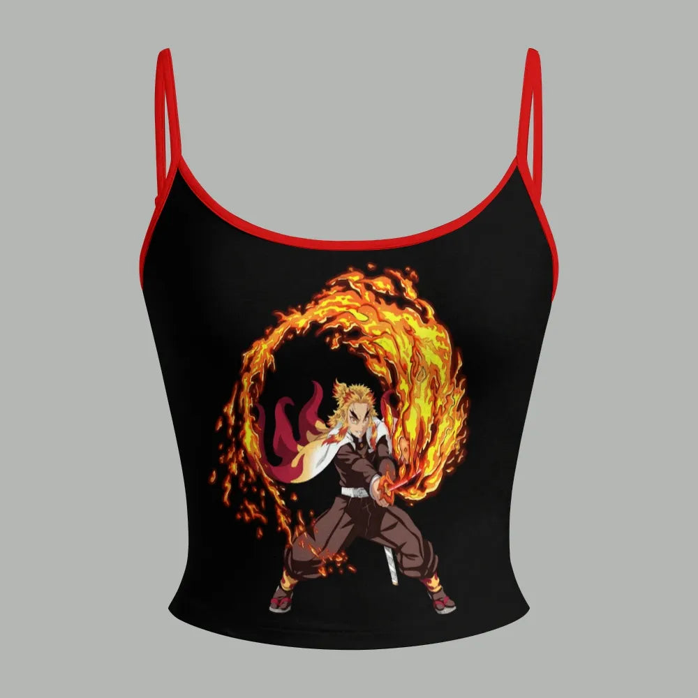 Demon Slayer Top & Elasticated Trousers Two-Piece Set