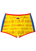 Colombian Football Team Inspired No.10 Booty Shorts