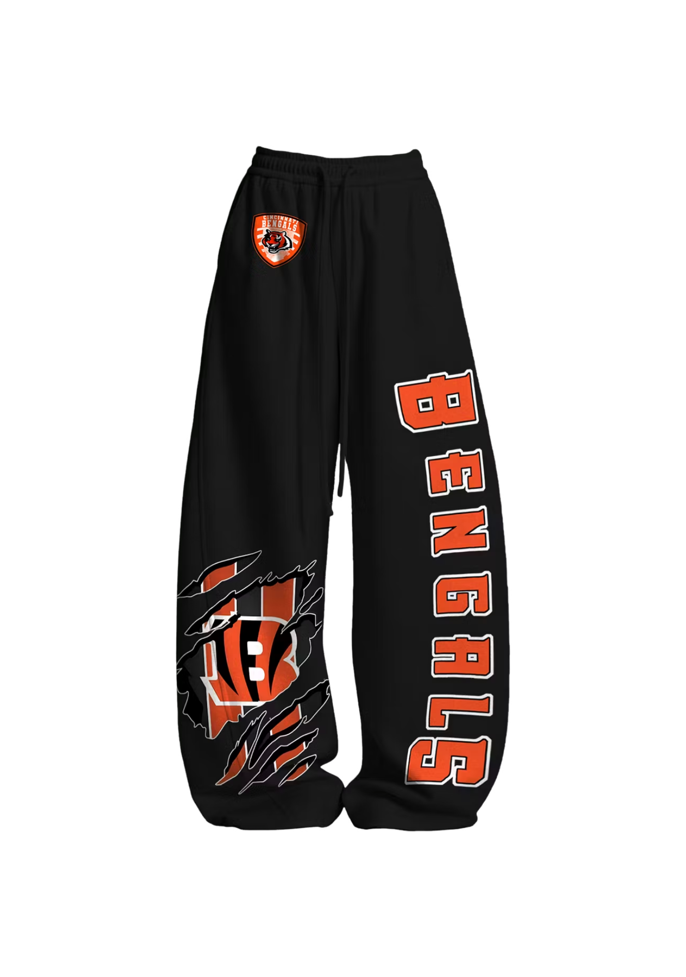 Cincinnati Bengals Claw Graphic Tops & Elasticated Trousers Two-Piece Set