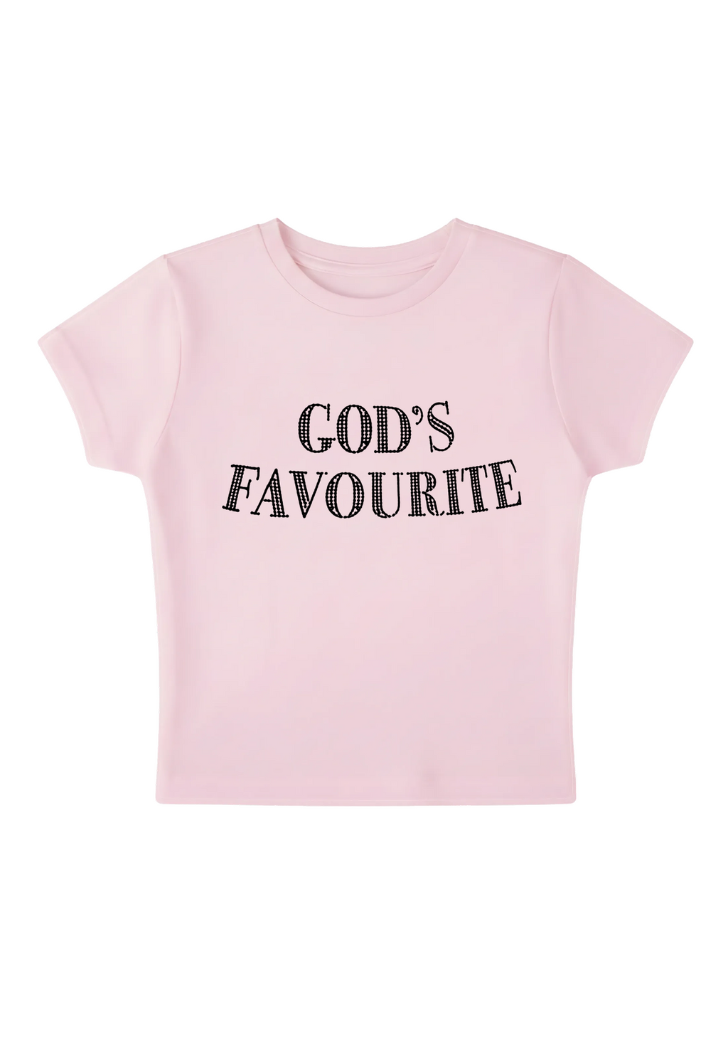 God's Favourite Y2K Baby Tee
