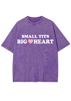 Small Txxs Big Heart Y2K Washed Tee