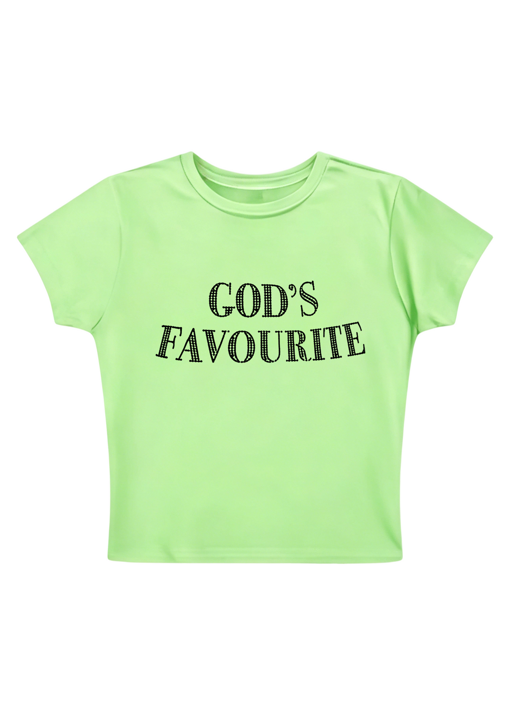 God's Favourite Y2K Baby Tee