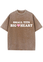 Small Txxs Big Heart Y2K Washed Tee
