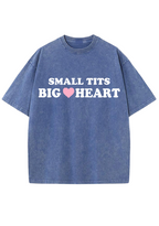Small Txxs Big Heart Y2K Washed Tee