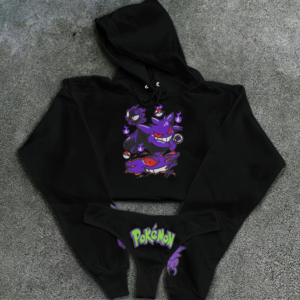 Pokémon Women's Hooded Thicken Suit Set 2605014567