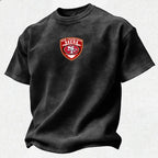 San Francisco 49ers Printed Unisex 100% Pure Cotton Washed T-Shirt