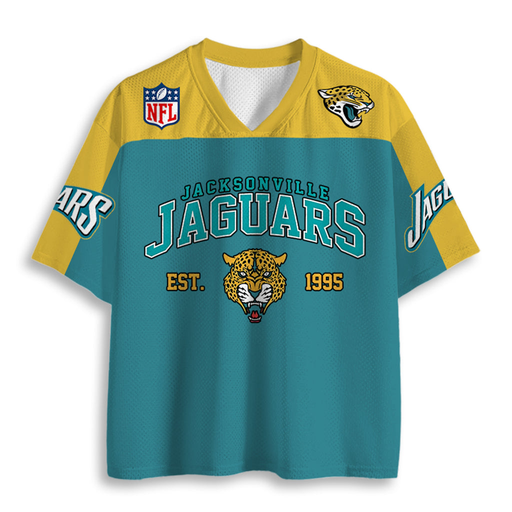 Jacksonville Jaguars Helmet Back Print Jersey Shirts