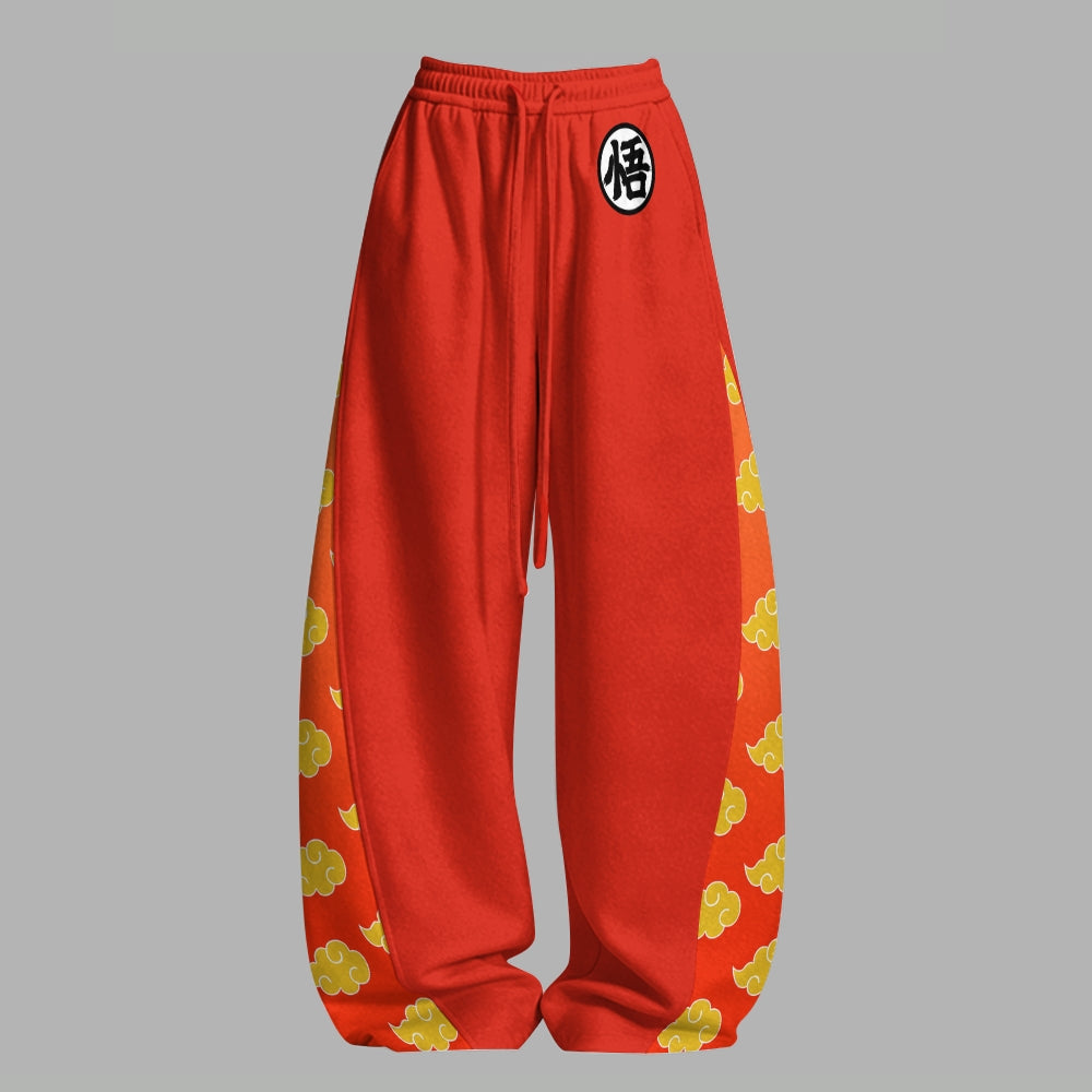 DRAGON BALL Tight Casual Camisole Tops & Elasticated Trousers Two-Piece Set