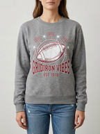 Women's Football Lover Gridiron Vibes Stadium Printed Sweatshirt