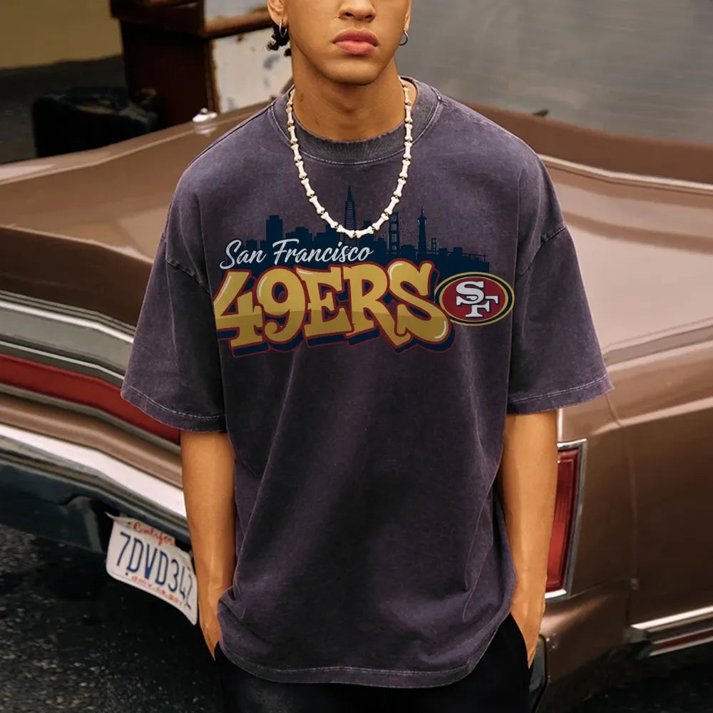 San Francisco 49ers Unisex Vintage Washed T-shirt
