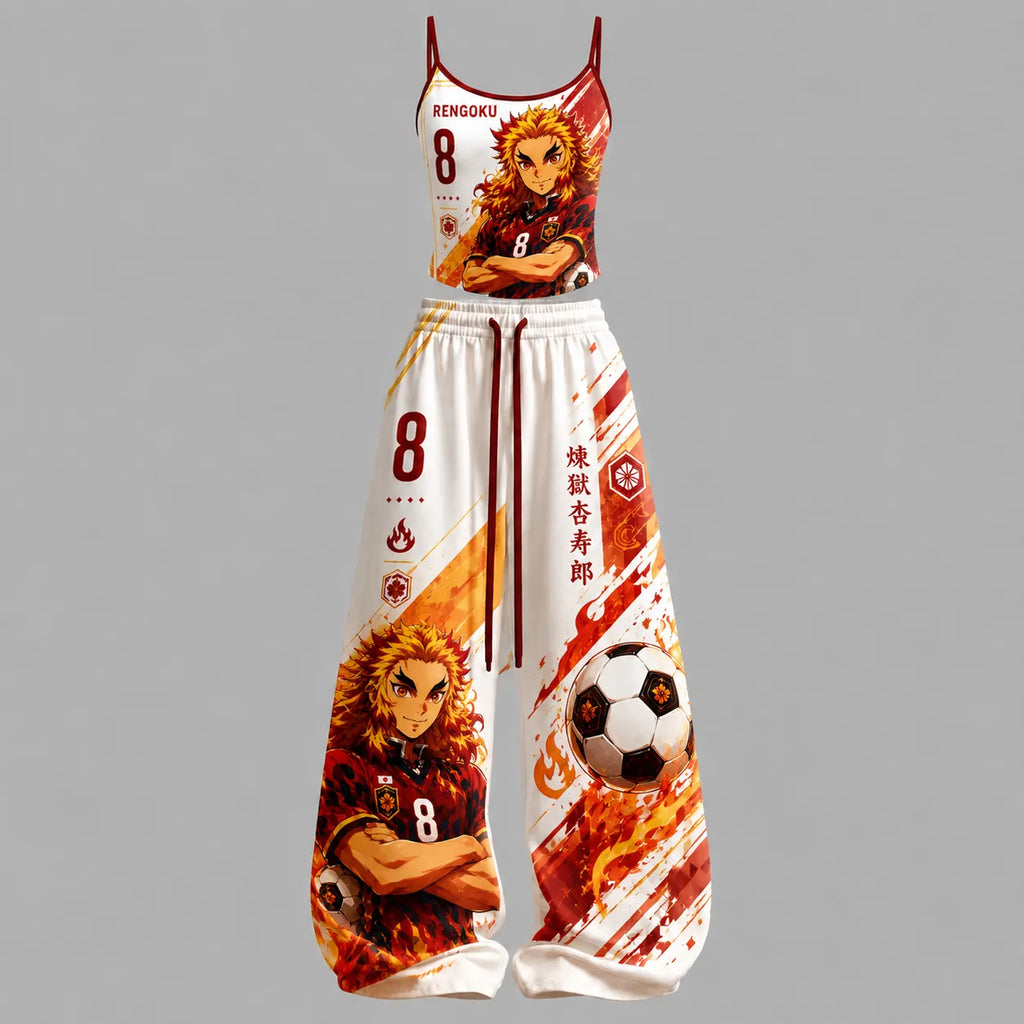 Demon Slayer Soccer Suspender Set